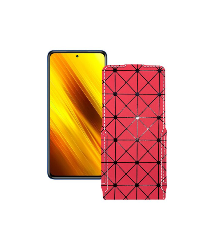 Чохол-флип з екошкіри для телефону Xiaomi Poco X3 NFC