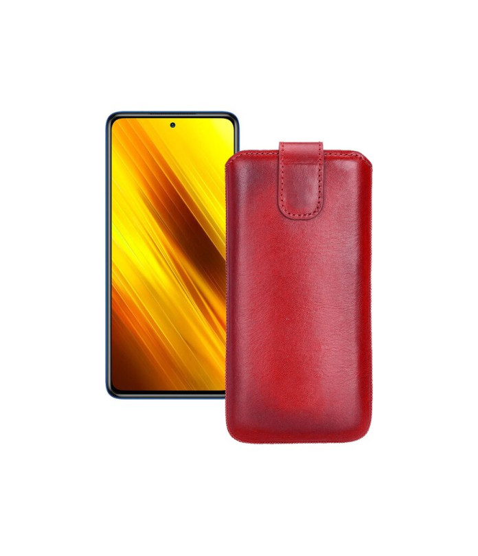 Витяжка з екошкіри для телефону Xiaomi Poco X3 NFC