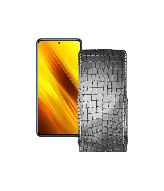 Чохол-флип з екошкіри для телефону Xiaomi Poco X3 NFC