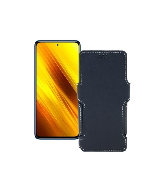 Чохол-книжка з екошкіри для телефону Xiaomi Poco X3 NFC