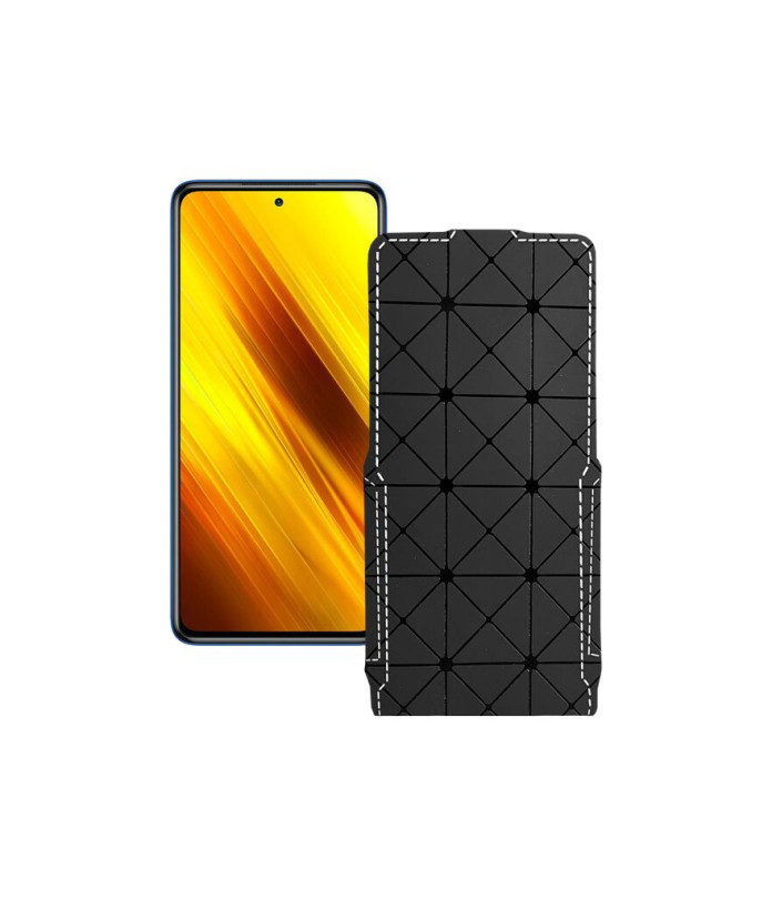 Чохол-флип з екошкіри для телефону Xiaomi Poco X3 NFC