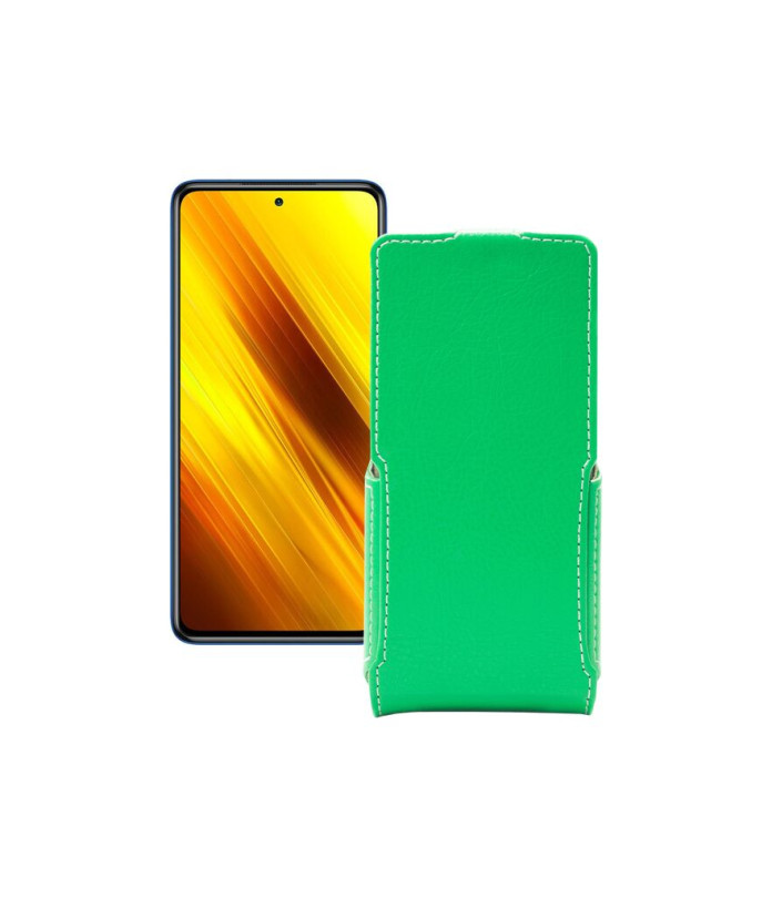 Чохол-флип з екошкіри для телефону Xiaomi Poco X3 NFC