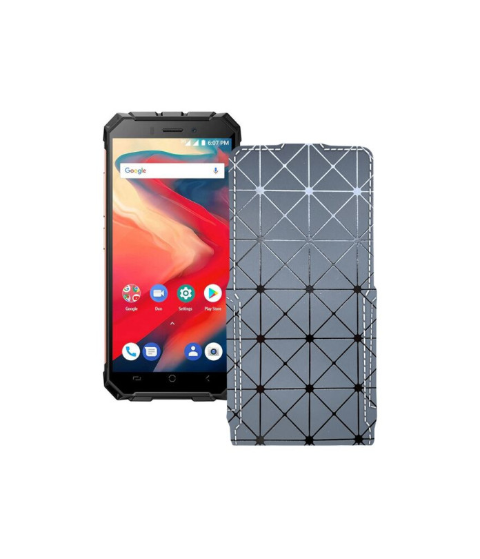 Чохол-флип з екошкіри для телефону Ulefone Armor X2