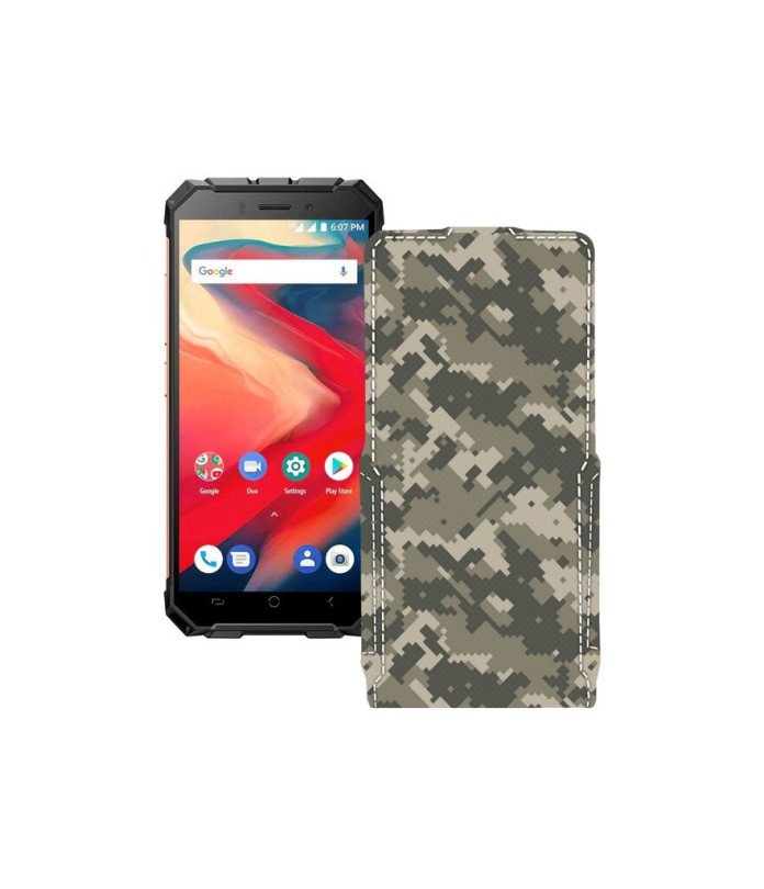 Чохол-флип з екошкіри для телефону Ulefone Armor X2