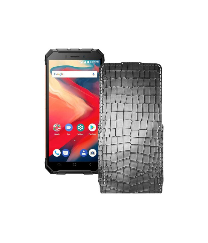 Чохол-флип з екошкіри для телефону Ulefone Armor X2