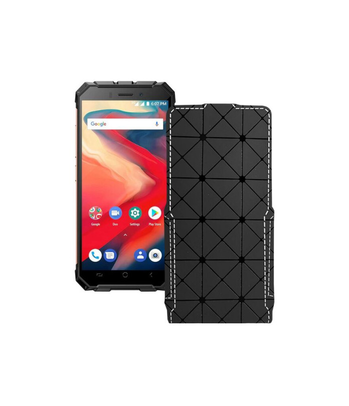 Чохол-флип з екошкіри для телефону Ulefone Armor X2