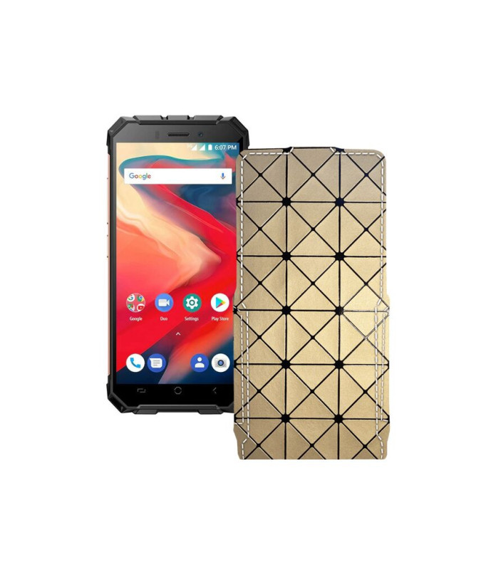 Чохол-флип з екошкіри для телефону Ulefone Armor X2