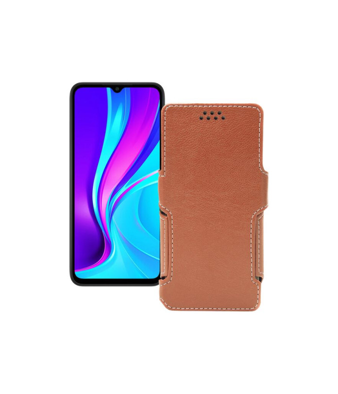 Чохол-книжка з екошкіри для телефону Xiaomi Redmi 9c