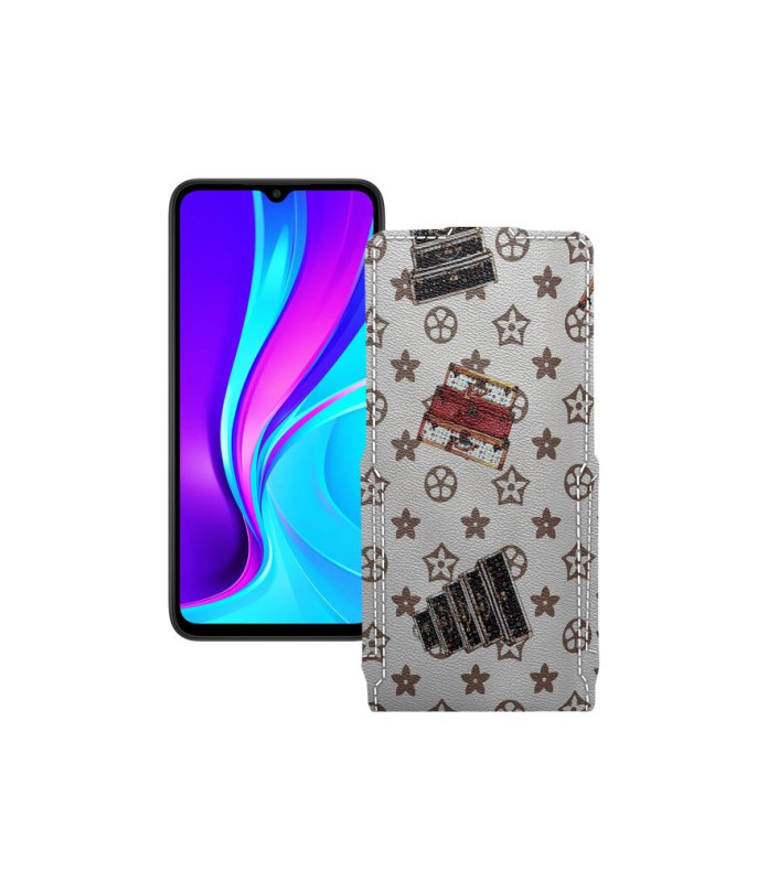 Чохол-флип з екошкіри для телефону Xiaomi Redmi 9c