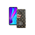 Чохол-флип з екошкіри для телефону Xiaomi Redmi 9c