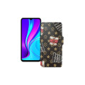 Чохол-книжка з екошкіри для телефону Xiaomi Redmi 9c