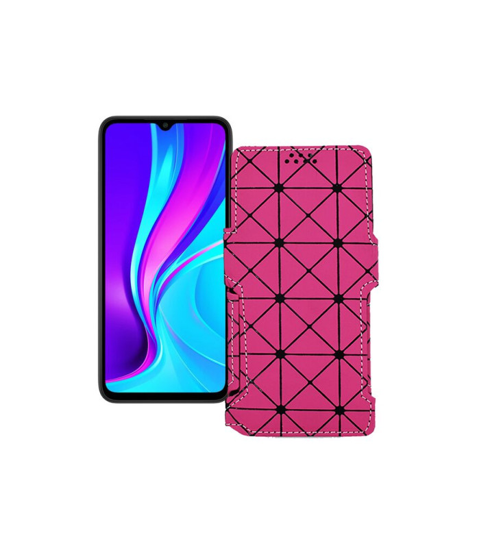 Чохол-книжка з екошкіри для телефону Xiaomi Redmi 9c