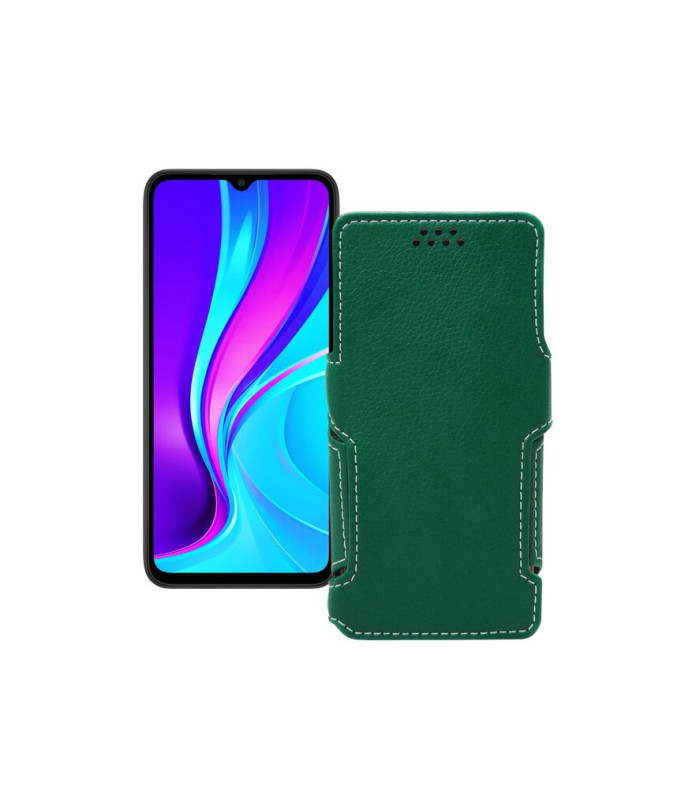 Чохол-книжка з екошкіри для телефону Xiaomi Redmi 9c