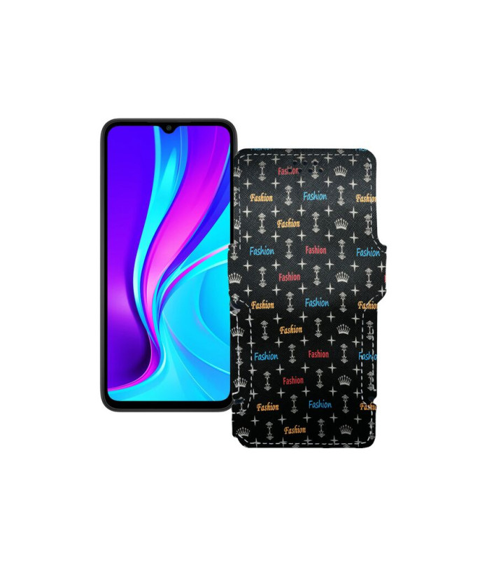 Чохол-книжка з екошкіри для телефону Xiaomi Redmi 9c