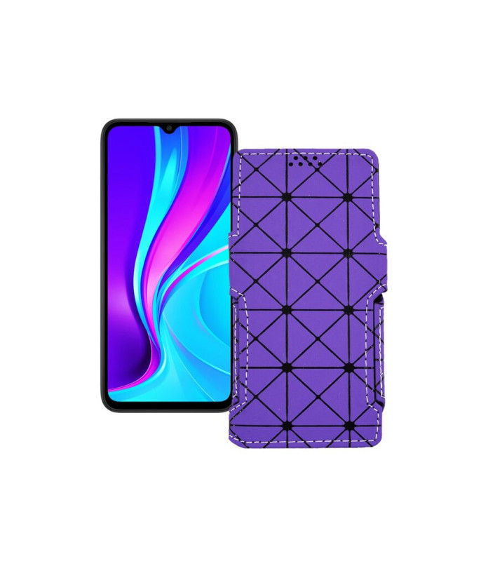 Чохол-книжка з екошкіри для телефону Xiaomi Redmi 9c