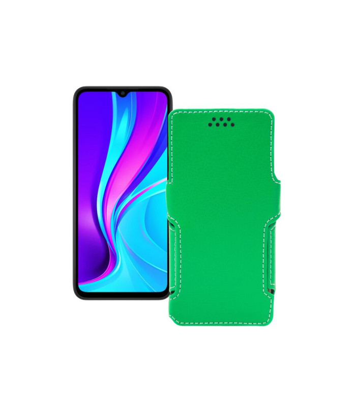 Чохол-книжка з екошкіри для телефону Xiaomi Redmi 9c