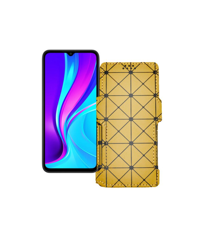 Чохол-книжка з екошкіри для телефону Xiaomi Redmi 9c