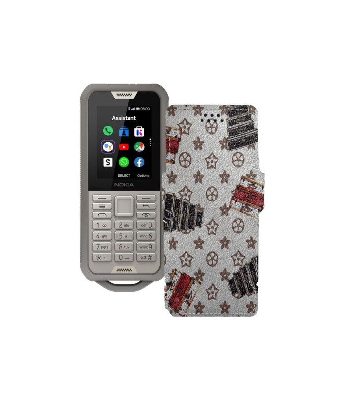 Чохол-книжка з екошкіри для телефону Nokia 800 Tough