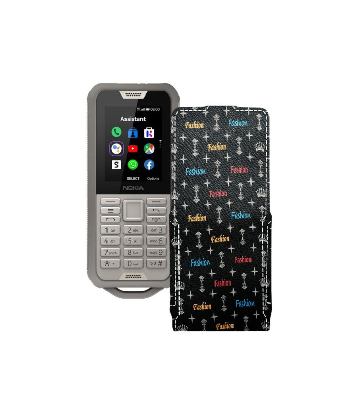 Чохол-флип з екошкіри для телефону Nokia 800 Tough