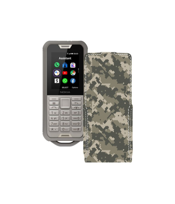 Чохол-флип з екошкіри для телефону Nokia 800 Tough