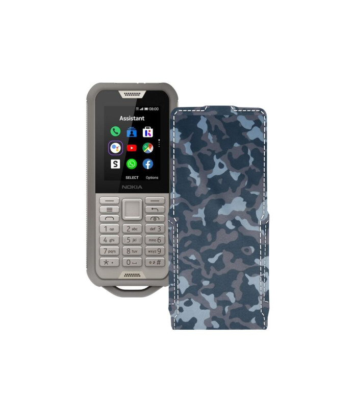 Чохол-флип з екошкіри для телефону Nokia 800 Tough