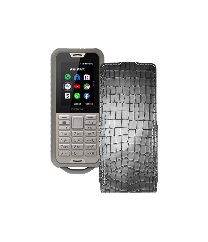 Чохол-флип з екошкіри для телефону Nokia 800 Tough