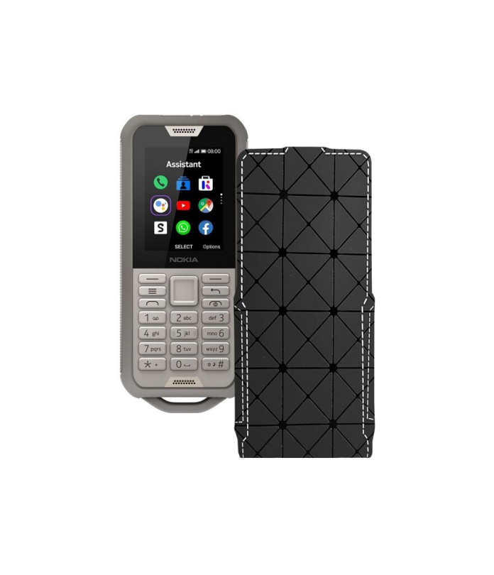 Чохол-флип з екошкіри для телефону Nokia 800 Tough