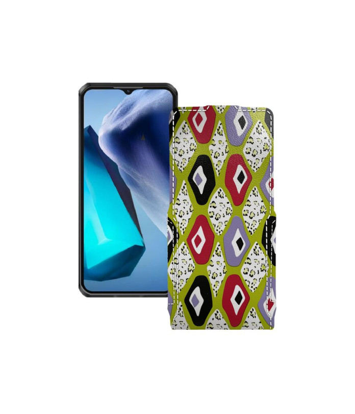 Чохол-флип з екошкіри для телефону Oukitel WP50