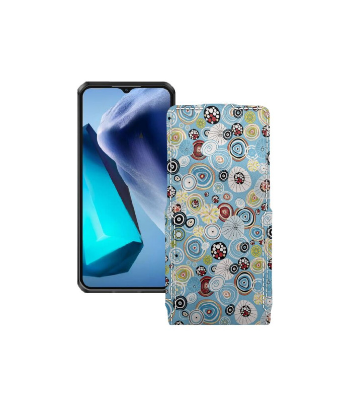 Чохол-флип з екошкіри для телефону Oukitel WP50