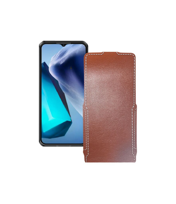 Чохол-флип з екошкіри для телефону Oukitel WP50