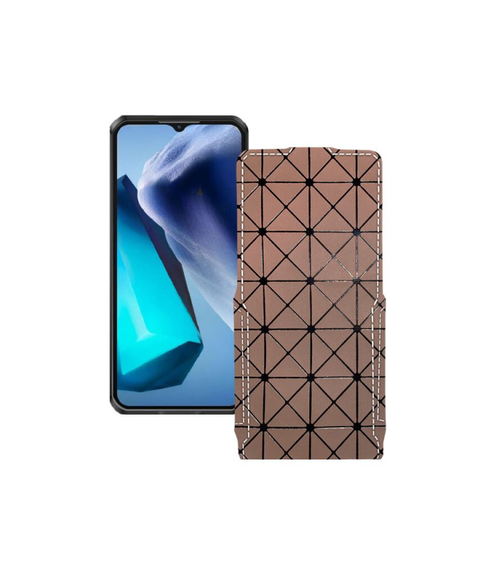 Чохол-флип з екошкіри для телефону Oukitel WP50