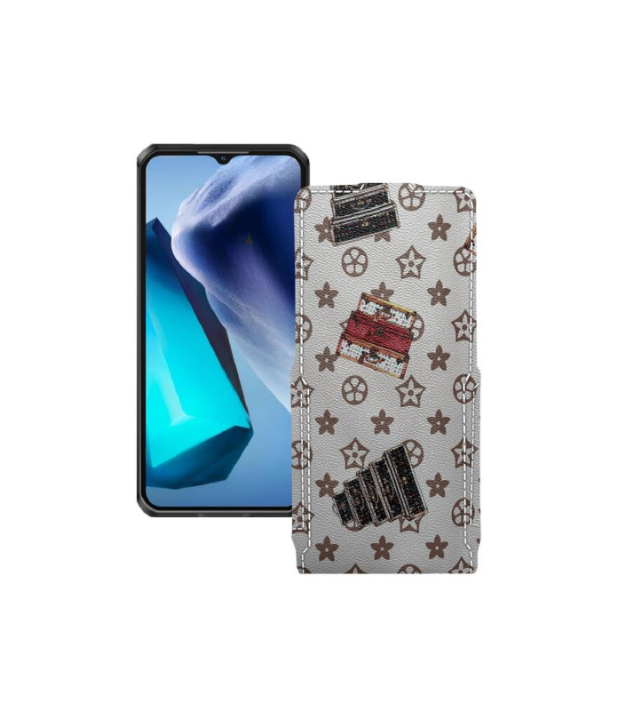 Чохол-флип з екошкіри для телефону Oukitel WP50