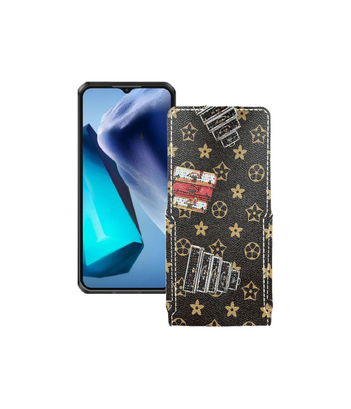 Чохол-флип з екошкіри для телефону Oukitel WP50