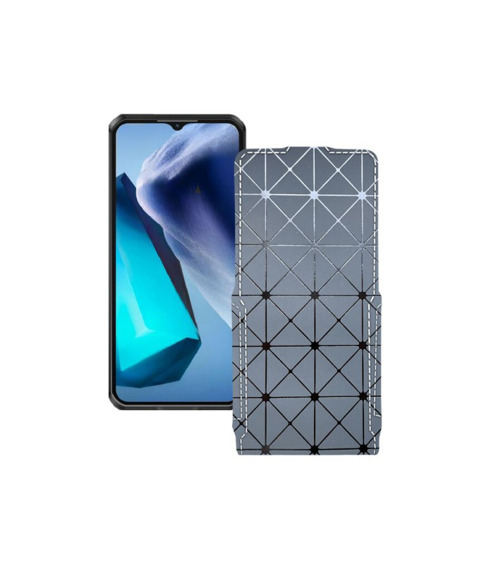 Чохол-флип з екошкіри для телефону Oukitel WP50