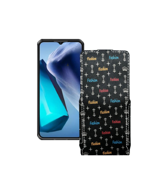Чохол-флип з екошкіри для телефону Oukitel WP50