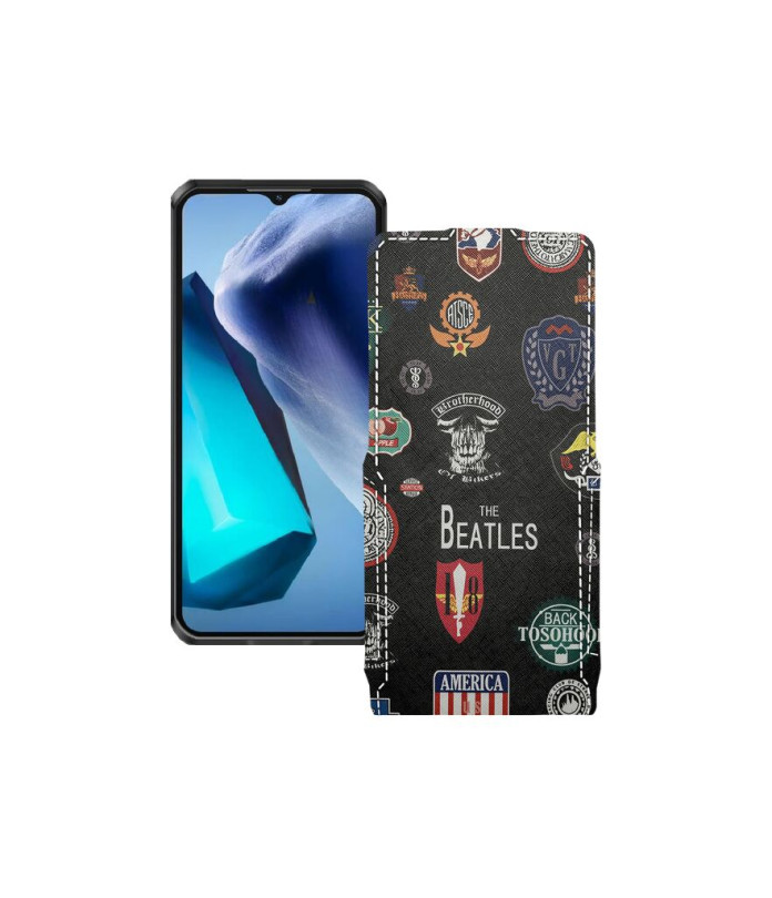 Чохол-флип з екошкіри для телефону Oukitel WP50