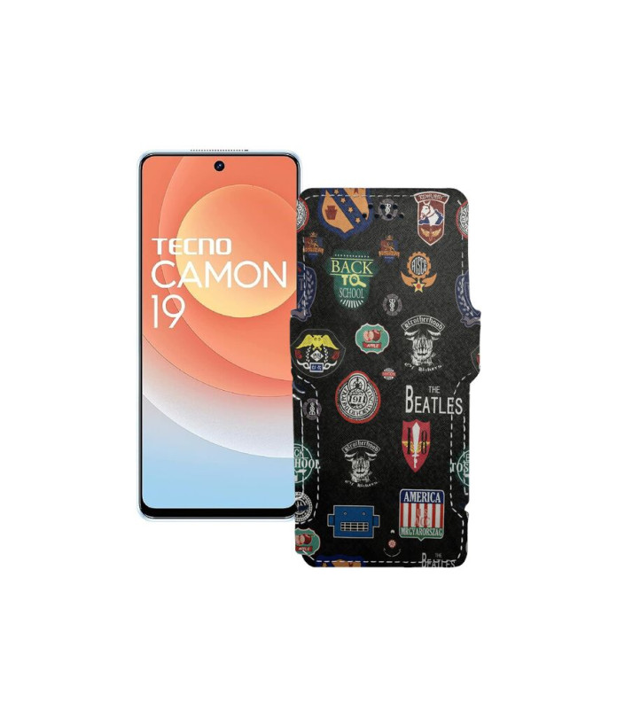 Чохол-книжка з екошкіри для телефону Tecno Camon 19 Pro 5G