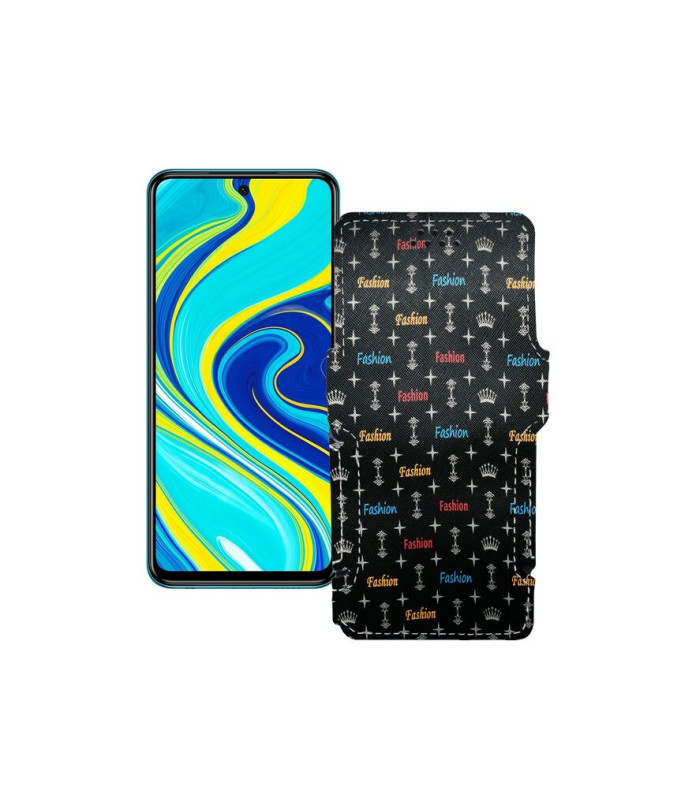 Чохол-книжка з екошкіри для телефону Xiaomi Redmi Note 9s