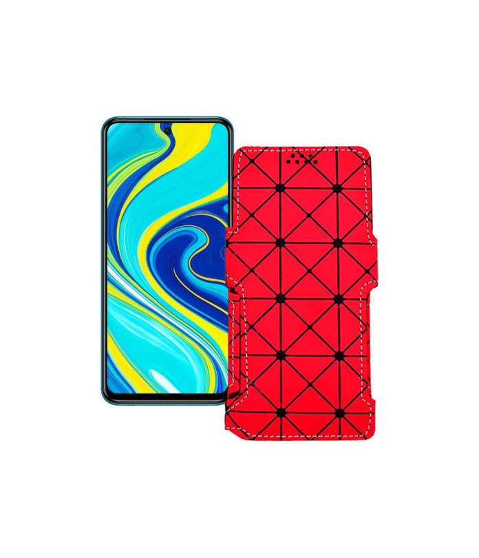 Чохол-книжка з екошкіри для телефону Xiaomi Redmi Note 9s