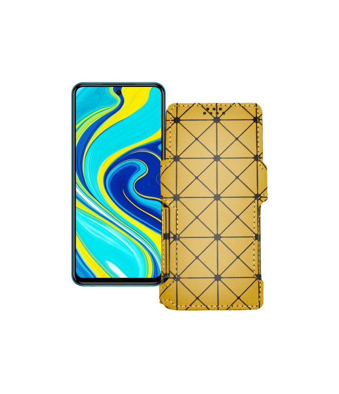 Чохол-книжка з екошкіри для телефону Xiaomi Redmi Note 9s