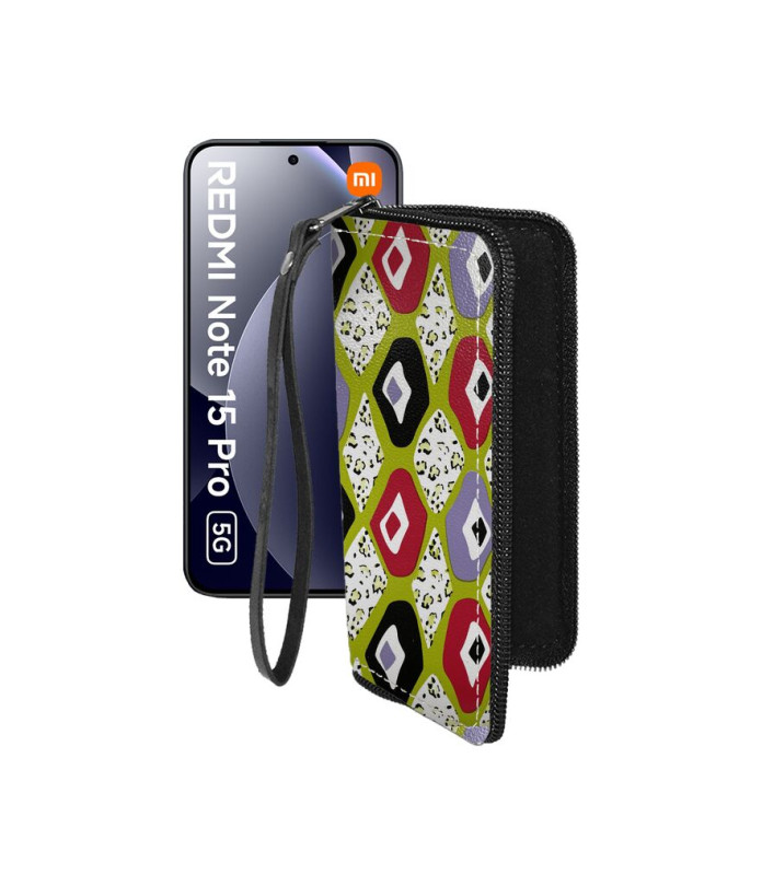 Чохол-гаманець з екошкіри для телефону Xiaomi Redmi Note 15 Pro 5G