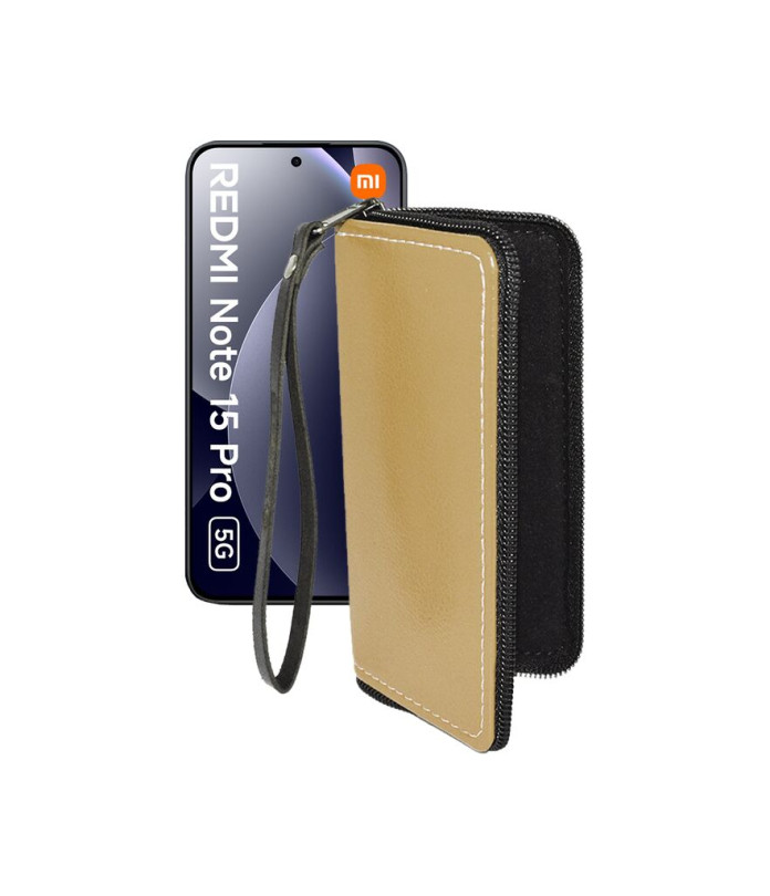 Чохол-гаманець з екошкіри для телефону Xiaomi Redmi Note 15 Pro 5G