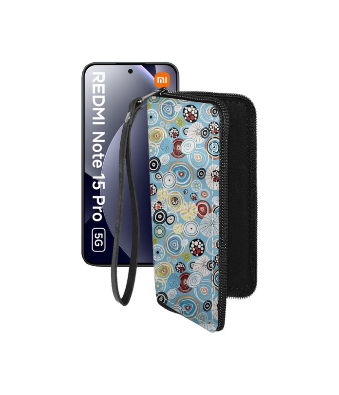Чохол-гаманець з екошкіри для телефону Xiaomi Redmi Note 15 Pro 5G