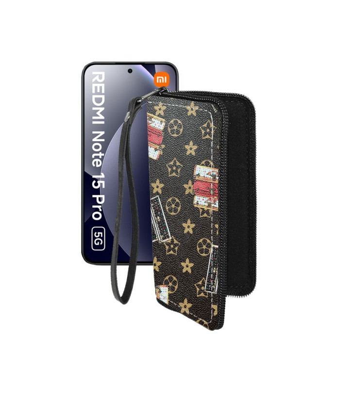 Чохол-гаманець з екошкіри для телефону Xiaomi Redmi Note 15 Pro 5G