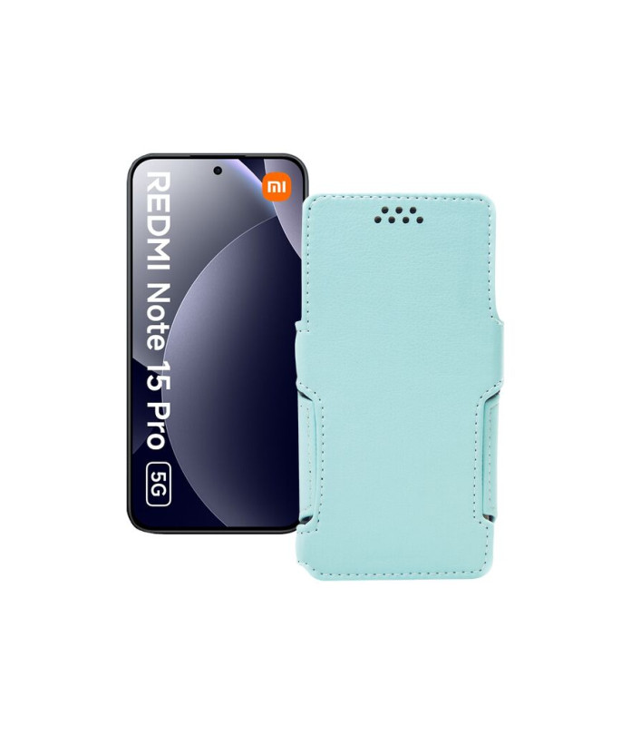 Чохол-книжка з екошкіри для телефону Xiaomi Redmi Note 15 Pro 5G