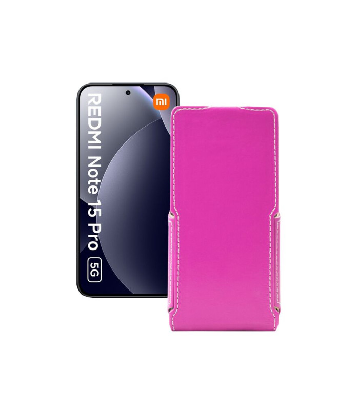 Чохол-флип з екошкіри для телефону Xiaomi Redmi Note 15 Pro 5G