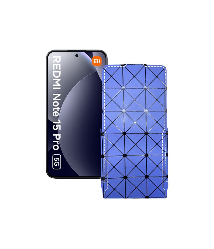 Чохол-флип з екошкіри для телефону Xiaomi Redmi Note 15 Pro 5G