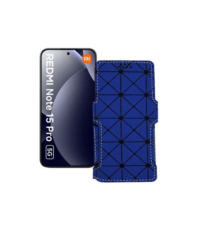 Чохол-книжка з екошкіри для телефону Xiaomi Redmi Note 15 Pro 5G