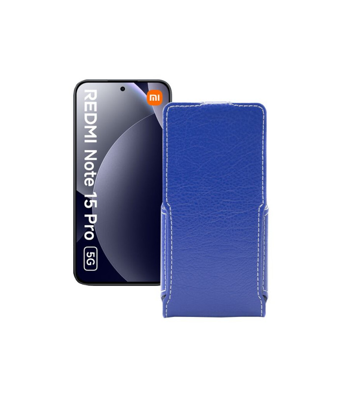 Чохол-флип з екошкіри для телефону Xiaomi Redmi Note 15 Pro 5G