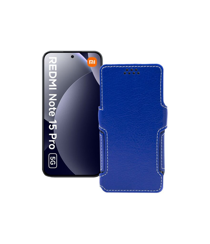 Чохол-книжка з екошкіри для телефону Xiaomi Redmi Note 15 Pro 5G